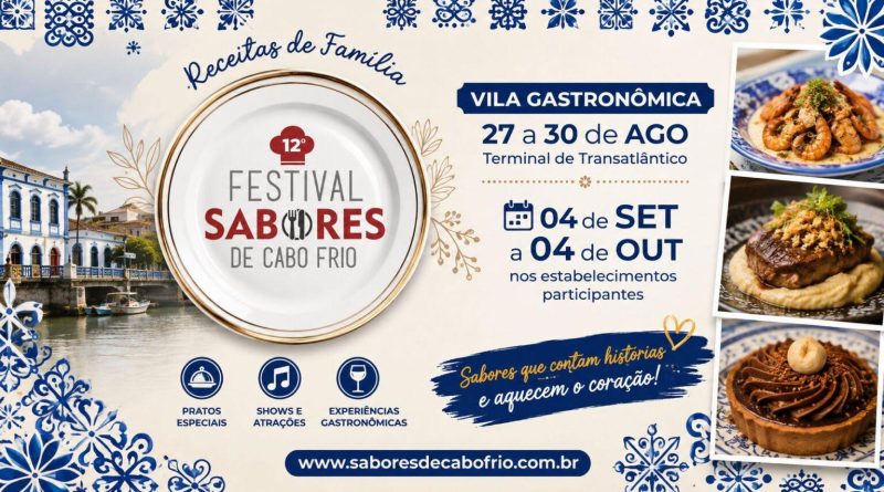 Cabo Frio/RJ prova que gastronomia também é destino turístico